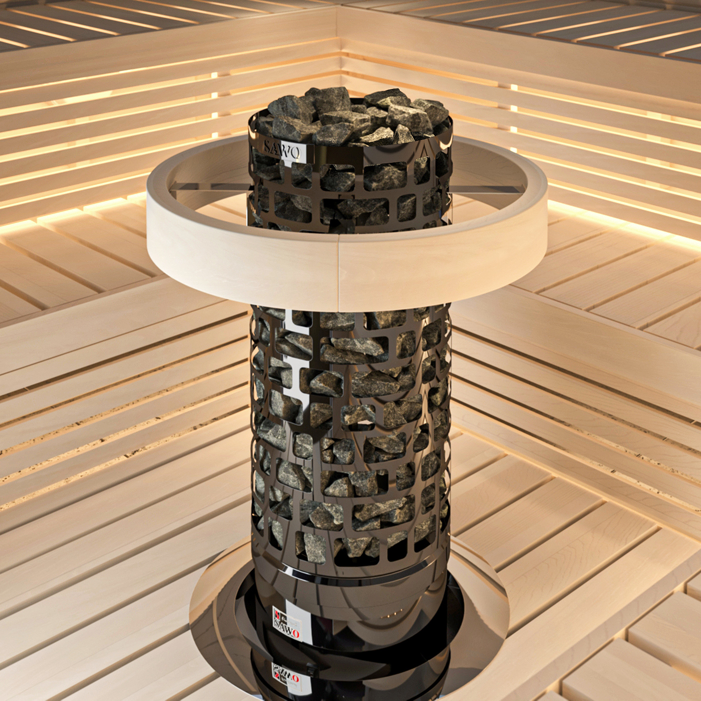 Heater Guards & Collars Heater Guards and Heater Collars for Sauna Heaters - SAWO