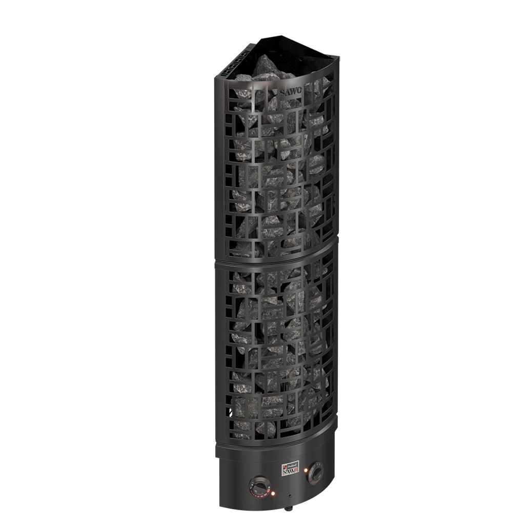 SAWO sauna heaters tower SW3 Corner Black NB